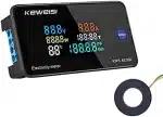 KWS-AC300 Digital AC Voltmeter Wattmeter Power Current Energy Ammeter Temperature Humidity Meter Voltage Tester 0-100A With Split Core CT