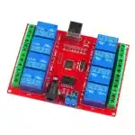 12V 8 Channel USB Relay Module Programmable Computer Control Switch For Smart Home PC