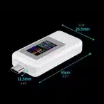 KWS-1902C Color Display USB Type-C Tester 0-5A 4-30V Digital Connector Power Bank Charger Socket Plug Tester